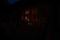 Tried to catch the glow from outside