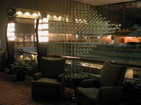 Hanging sculpture from the mezzanine level.