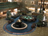 Lobby view from mezzanine.
