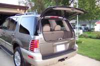 back window open only