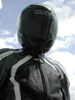 Helmet close-up.